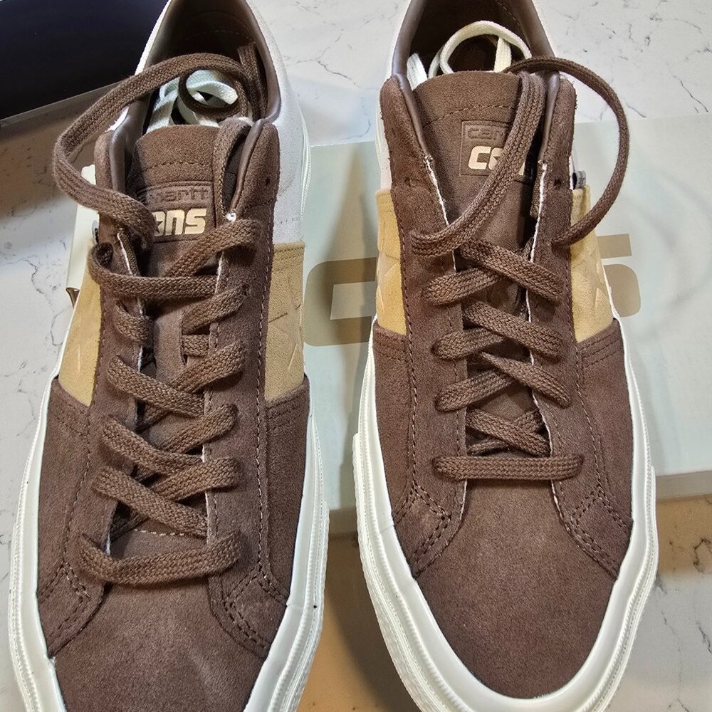 New Converse Carhartt WIP x One Star Academy Pro Low Starfish Dark Earth MENS 10